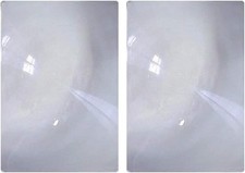 2 Pack Full Page 3X Magnifier Fresnel Lens Plastic Sheet