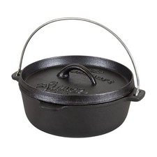 Four hollandais en fonte pré-assaisonné Stansport fond plat - 2 QT