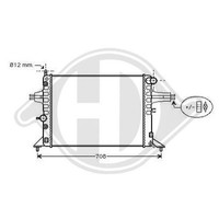 Diederichs KÜHler DCM2633 FÜR Opel