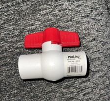 ProLine 107-633HC PVC Ball Valve, 1/2   A6 