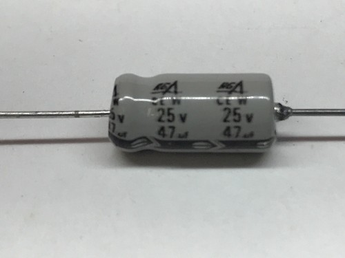 5pcs - 47uf 25v Axial Electrolytic Capacitors for Audio - Picture 5 of 5