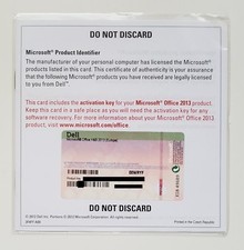 Microsoft Office 2013 Home and Business versione completa MUI Medialess OEM PKC