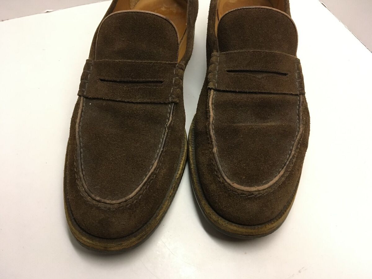Tanino Crisci Mens Hand Made Leather Shoes Black Brown 8 8.5 Tanino Crisci Mens Hand Made Leather Shoes Black Brown 8 8.5