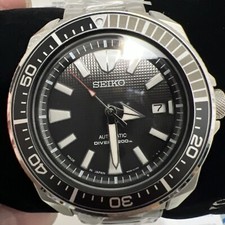 Authentic Seiko Dealerš„Prospex Samurai Diver Black Dial Automatic Watch SRPF03 2