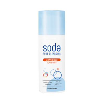 [Holika Holika] Soda Pore Cleansing O2 Bubble Mask - 100ml / Gratis Geschenk