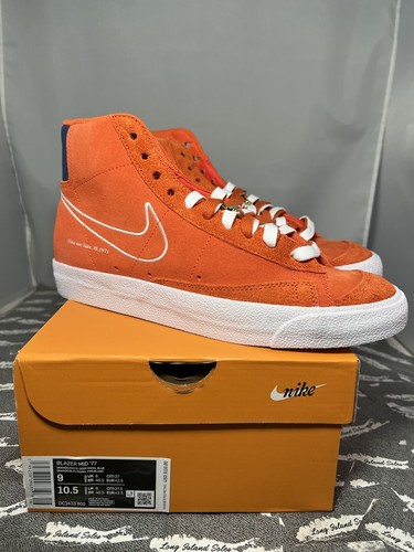 nike blazer first use orange