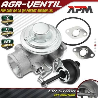 AGR-Ventil +Dichtung für  VW Passat 3B Sharan Audi A4 B5 B6 A6 C5 Seat 1.9 TDI