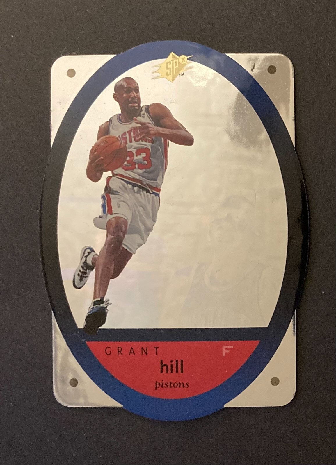 GRANT HILL PISTONS 1996-97 UPPER DECK SPX DIECUT CARD #15- #W011424A - Free S&H