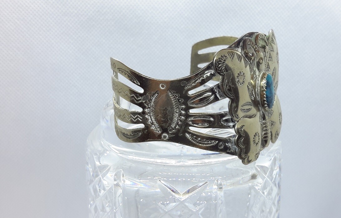 50'S Fred Harvey ナバホ BELL TRADING POST Bracelets: Bell Trading Post Bracelet, c.1930s