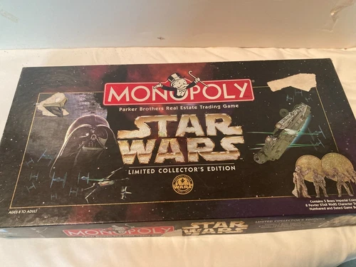 1996 Star Wars Monopoly Limited Collector's Edition 20th Anniversary Vintage