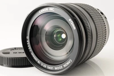 Objectif zoom Canon EF-S 18-200mm f/3.5-5.6 IS AF testé fonctionnel avec bouchon - Photo 1/4