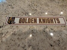 Vegas Golden Knights 2019 Stanley Cup Playoffs Authentic Locker Room Nameplate