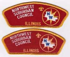 LOT OF 2 CSP'S - NORTHWEST SUBURBAN COUNCIL - (2) T-1A - CB/PB - MERGED IN 2015