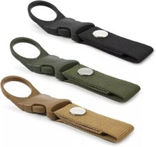 Tactical Hanging Bottle Buckle Clip Carabiner for Belt Water Bottle Hook Holder