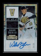 2015 Panini cracked ice WALKER BUEHLER autograph serial 20/23 rookie card # 6