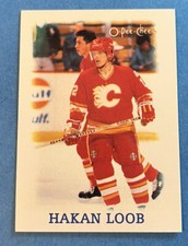 1988-89 O-Pee-Chee Minis #21 Hakan Loob  Calgary Flames NHL