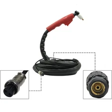TORCH-4013, 13-Feet 40-Amp Air Plasma Torch, Use for 40A/30A/20A Plasma Cutter