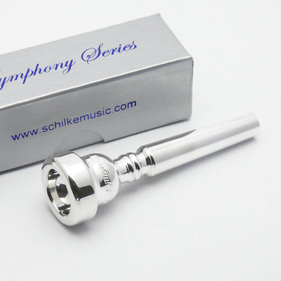 トランペット用マウスピース SCHILKE Symphony M2C Genuine Schilke Symphony Series Silver Trumpet Mouthpiece, M2c NEW