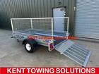 New Indespension 8ft x 4ft Utility General Purpose Trailer + Mesh + Ramp 750kg✅