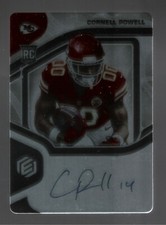 2021 Panini Elements Cornell Powell Rookie RC Steel Signatures Autograph Auto
