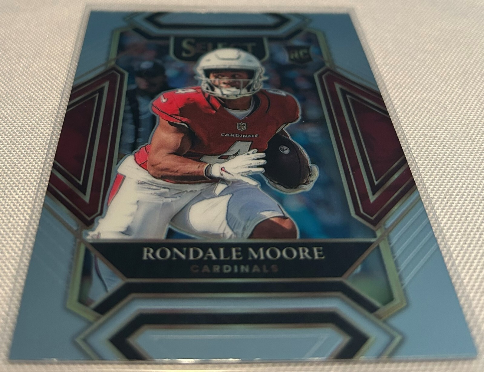 2021 Panini Select Football Rondale Moore Arizona Cardinals Club Level Rookie
