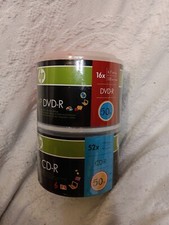 HP Combo Pack 50 CD-R 52x/ 50 DVD-R 16x NEW SEALED UNOPENED