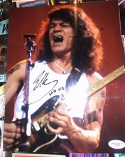 Eddie Van Halen 5150 8x10 concert photo signed autograph RARE JSA COA guitar 