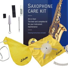 Libretto Alto Saxophone ALL-INCLUSIVE Giftable Care Kit: Mouthpiece Brush  D...