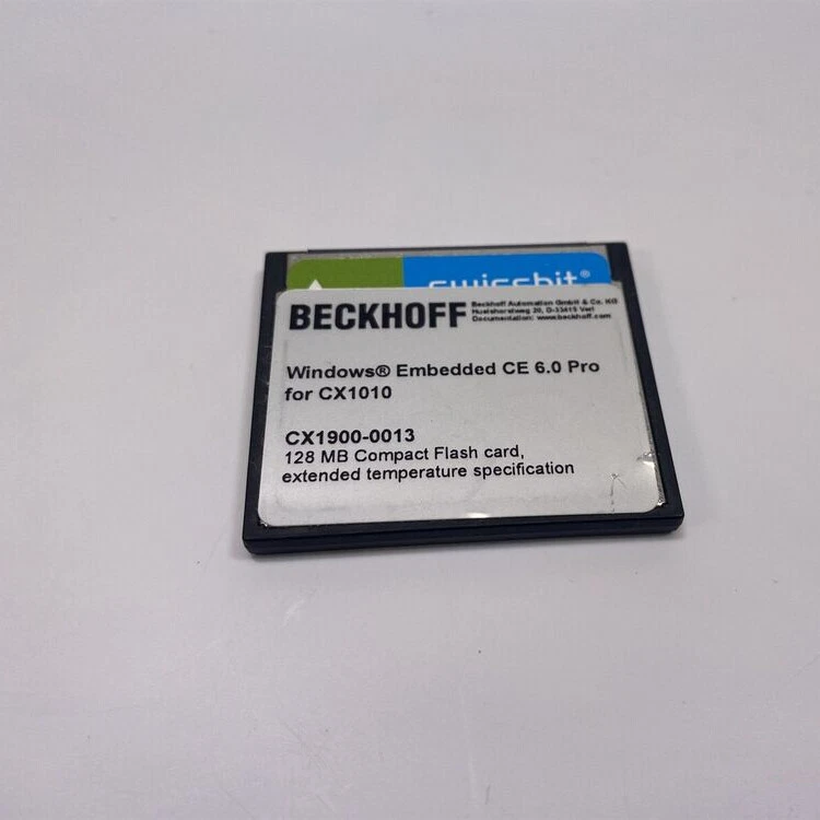 Beckhoff Compact Flash Card CX1900-0013 Compact-Flash Card 128 MB for CX1010 - Image 2 of 4