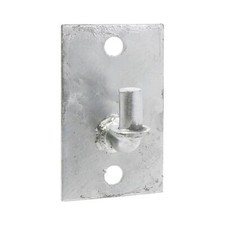 Chain Link Heavy-Duty Wall Mount Male Gate Hinge - Gate Post Hinge