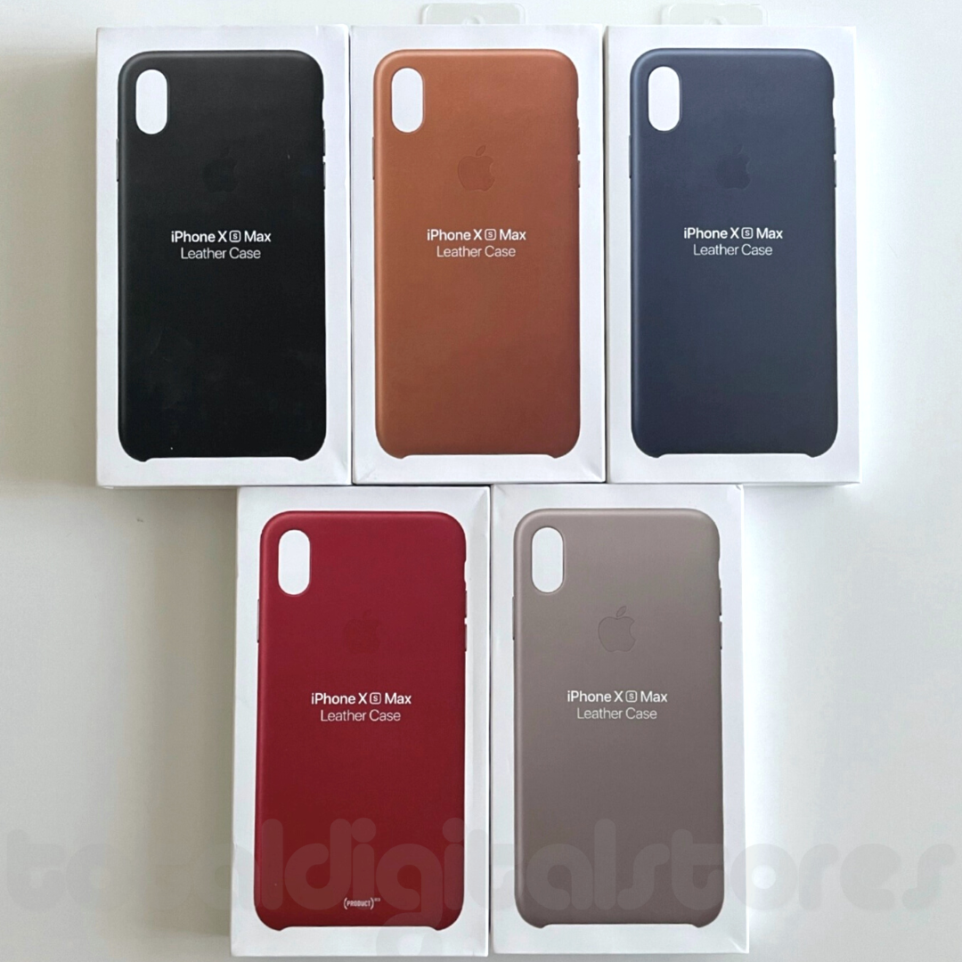 Apple Leather iPhone XS Max Case Hard Cover Genuine Durable