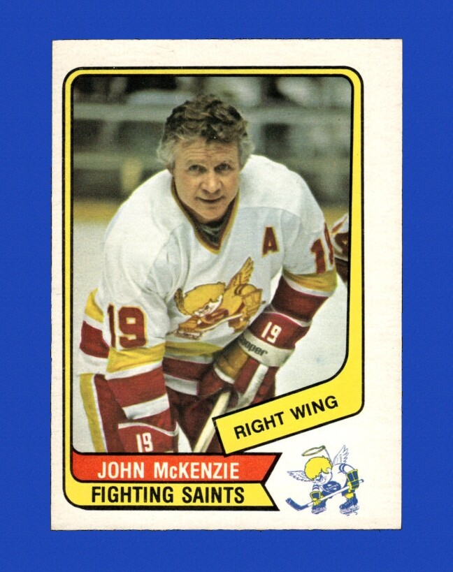 1976-77 O-Pee-Chee Wha Set-Break #103 John Mckenzie NR-MINT *GMCARDS*