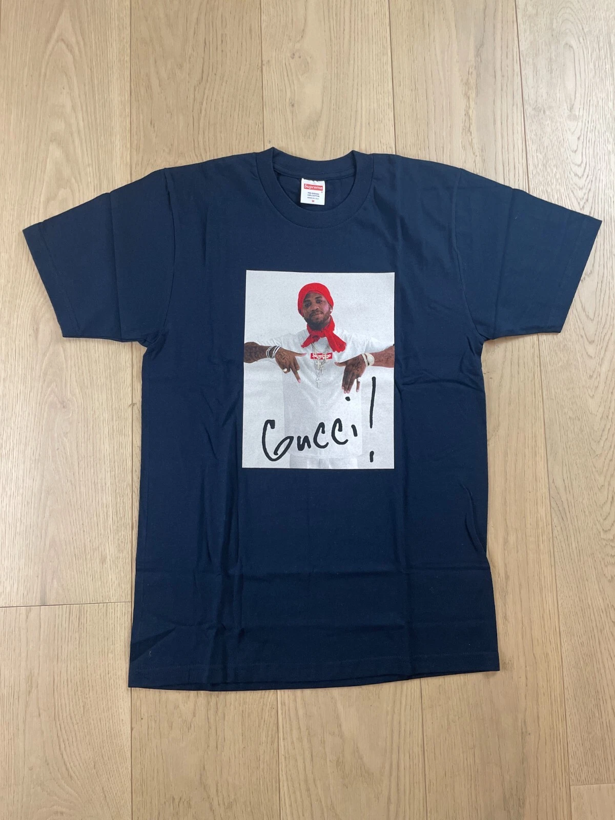 Tee shirt photo Supreme x Gucci Mane FW16 moyen DS Deadstock Harmony Korine authentique