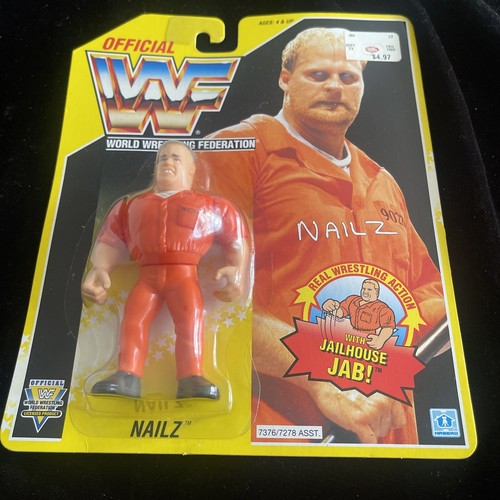 New listingRare WWF Hasbro Series 7 Nailz Yellow C...