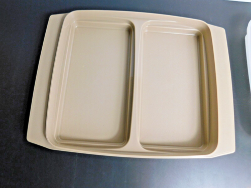 Vintage Tupperware Deviled Egg Keeper Carrier Tray Container Beige 723-2 - Picture 7 of 10