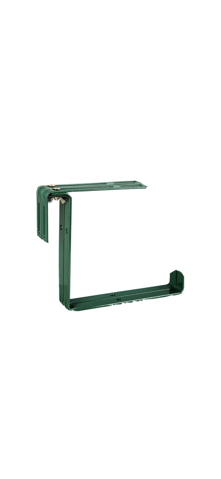 Blumenkastenhalter für BalkonGeländer Blumenkasten Halterung in grün