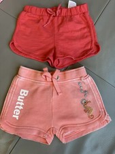 2 NEW NWOT Shorts Girls Sz 4 Years Pink Peach
