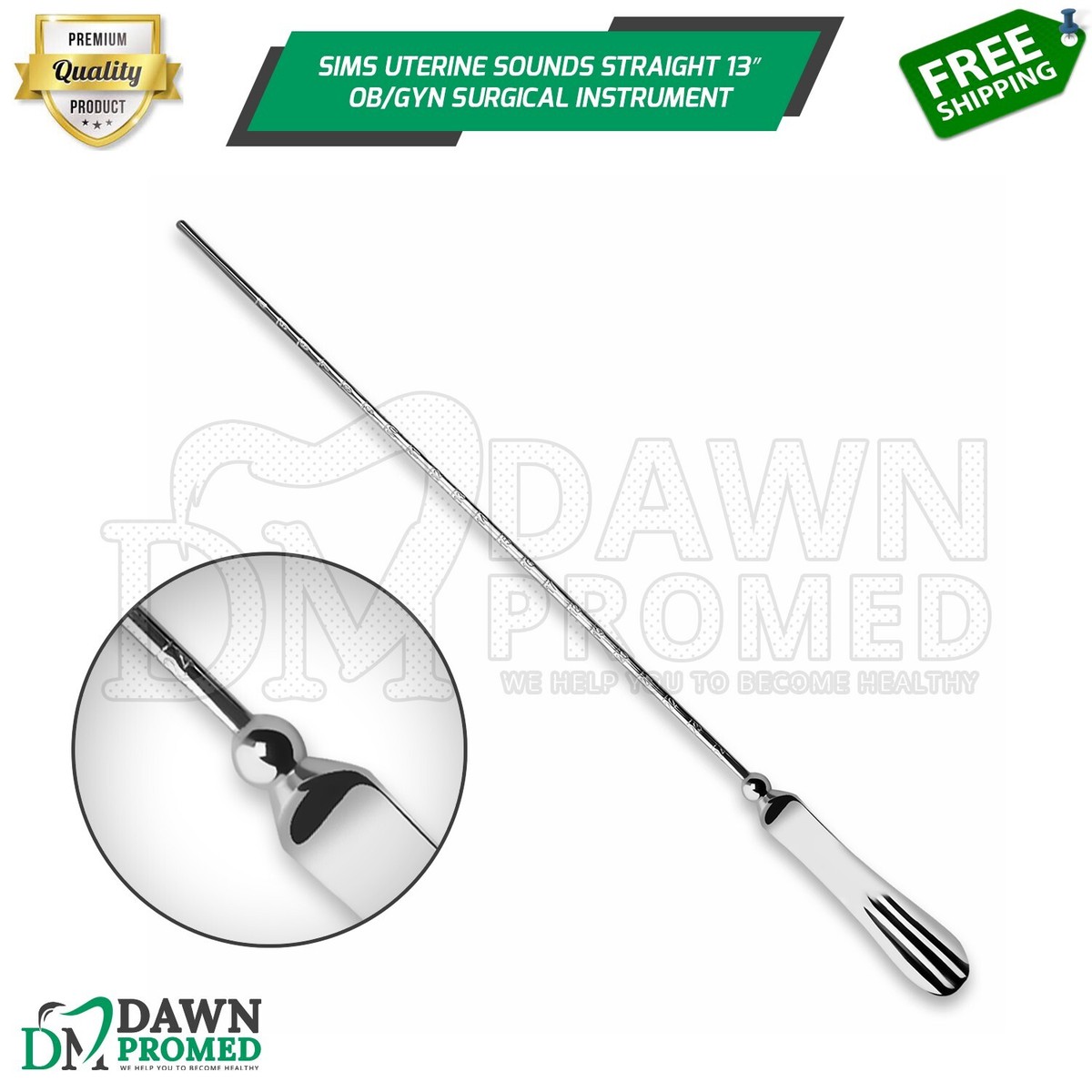 Sims Uterine Sounds Straight 13″ Graduated in CM OB/GYN