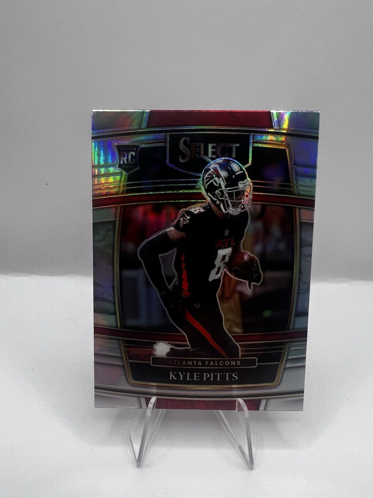 2021 Panini Select - Concourse Silver Prizm #46 Kyle Pitts (RC)