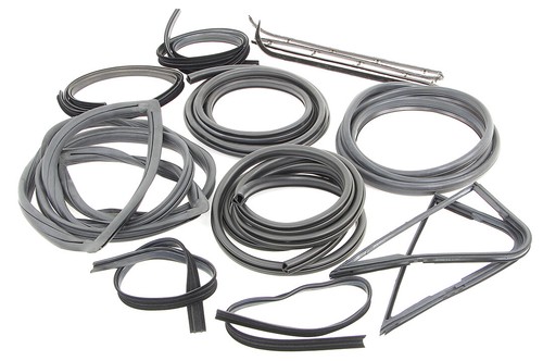 Complete Wthrstrp Seal Kit 14pc 67-70 F-Series Pickup w/Wthrstrp Trim Groove - Imagen 2 de 3
