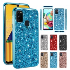 Case Bling Glitter Shockproof Hard Cover For Samsung Galaxy A71 A14 A21 A53