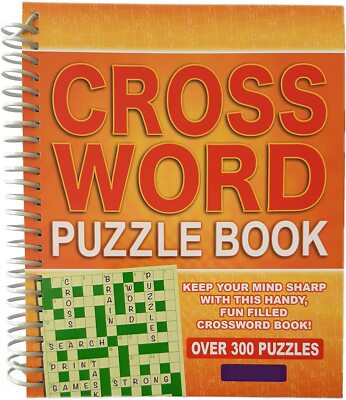 Kreuzworträtsel Puzzle Buch spiralgebunden 300 Puzzle Aktivität Kreuzworträtsel Buch 4150