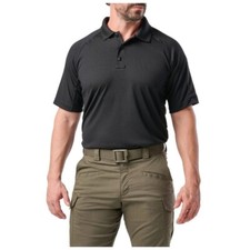 5.11 Tactical Men's Performance Short Sleeve Polo, 71049 - Black, Sz XL