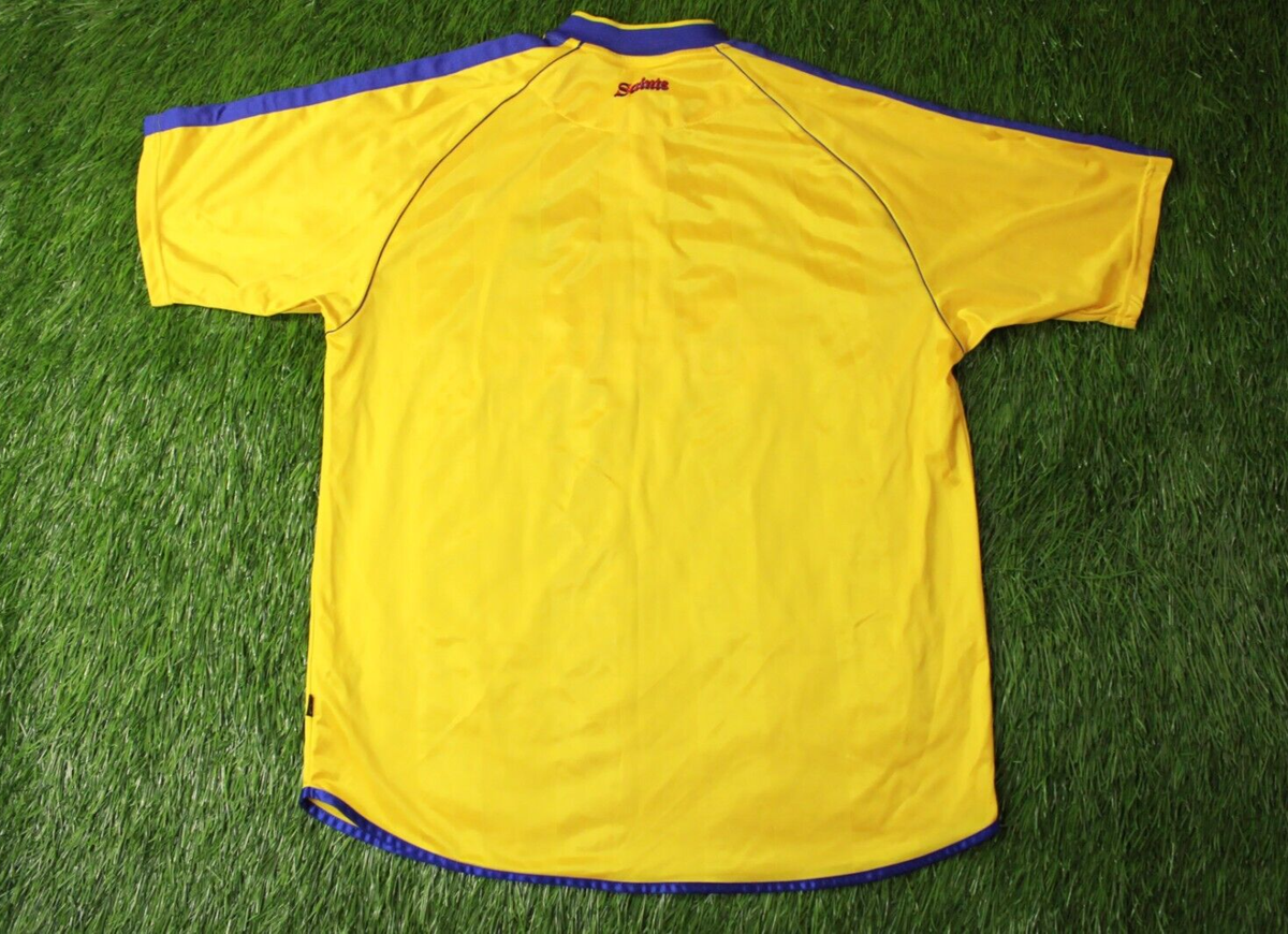 Maillot De Football Rare Southampton 2002-2004 Third - Taille XL - Jaune Et Bleu