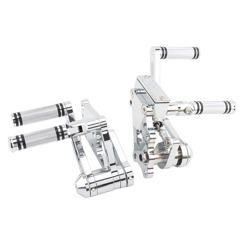 Forward Control Foot Pegs For Harley Softail Standard Custom FXST FLST 2000-2017 - Picture 8 of 10