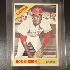 1966 Topps #320 Bob Gibson