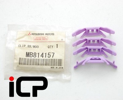 4x Original Dach Zierleisten Clips Lila für Mitsubishi Lancer Evo 4 5 6 TME RS GSR