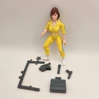TMNT April O'Neil Figure Blue Stipe 1988 Playmates Teenage Mutant Ninja Turtles