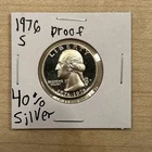 1776-1976 Silver Proof Washington Bicentennial Quarter 40% SILVER!!!