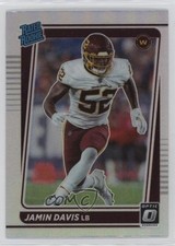 2021 Panini Donruss Optic Rated Rookie Holo Prizm Jamin Davis #247 1dg6